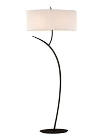 Eve Anthracite-White Floor Lamps Mantra Shaded Floor Lamps Eve Anthracite-White Floor Lamps Mantra Shaded Floor Lamps